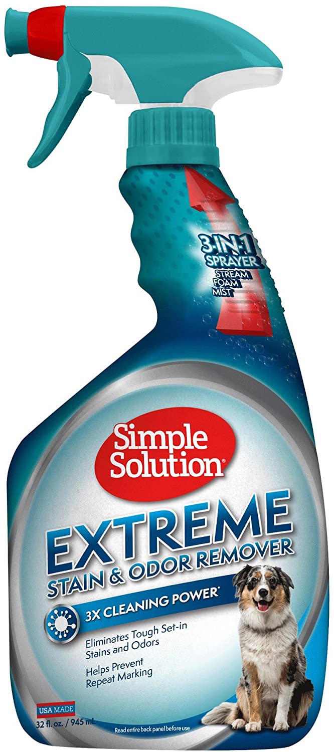  10137-12p Simple Solution removedor de manchas y olores para mascotas Extreme, 945 ml 