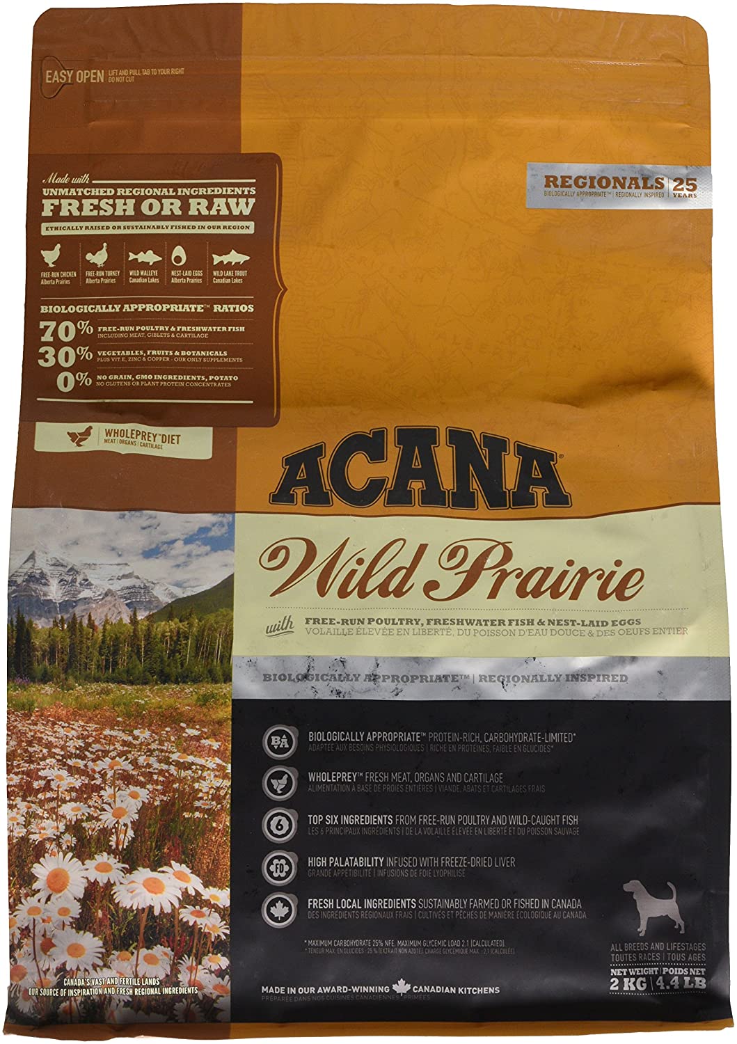  ACANA Wild Prairie Comida para Perros - 2000 gr 