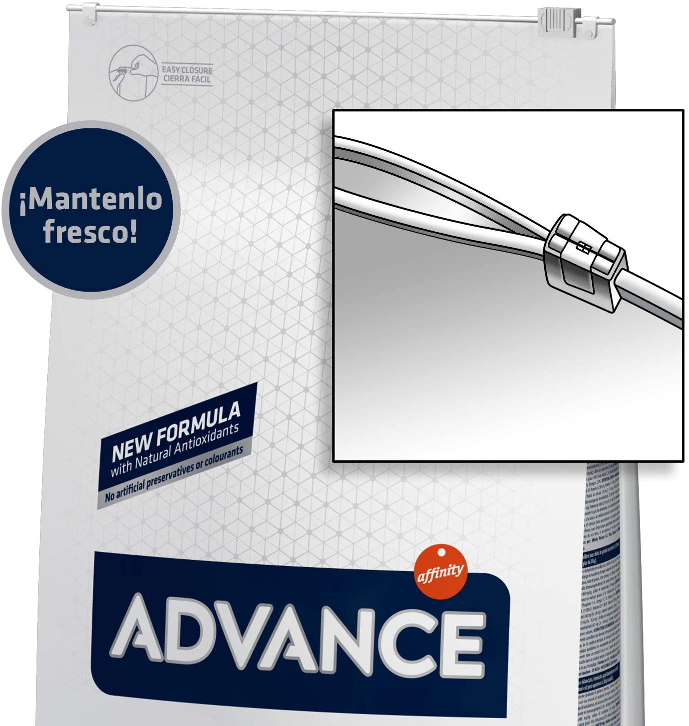  Advance Senior Medium - Pienso para Perros de Edad Avanzada de Razas Medianas - 12 kg 