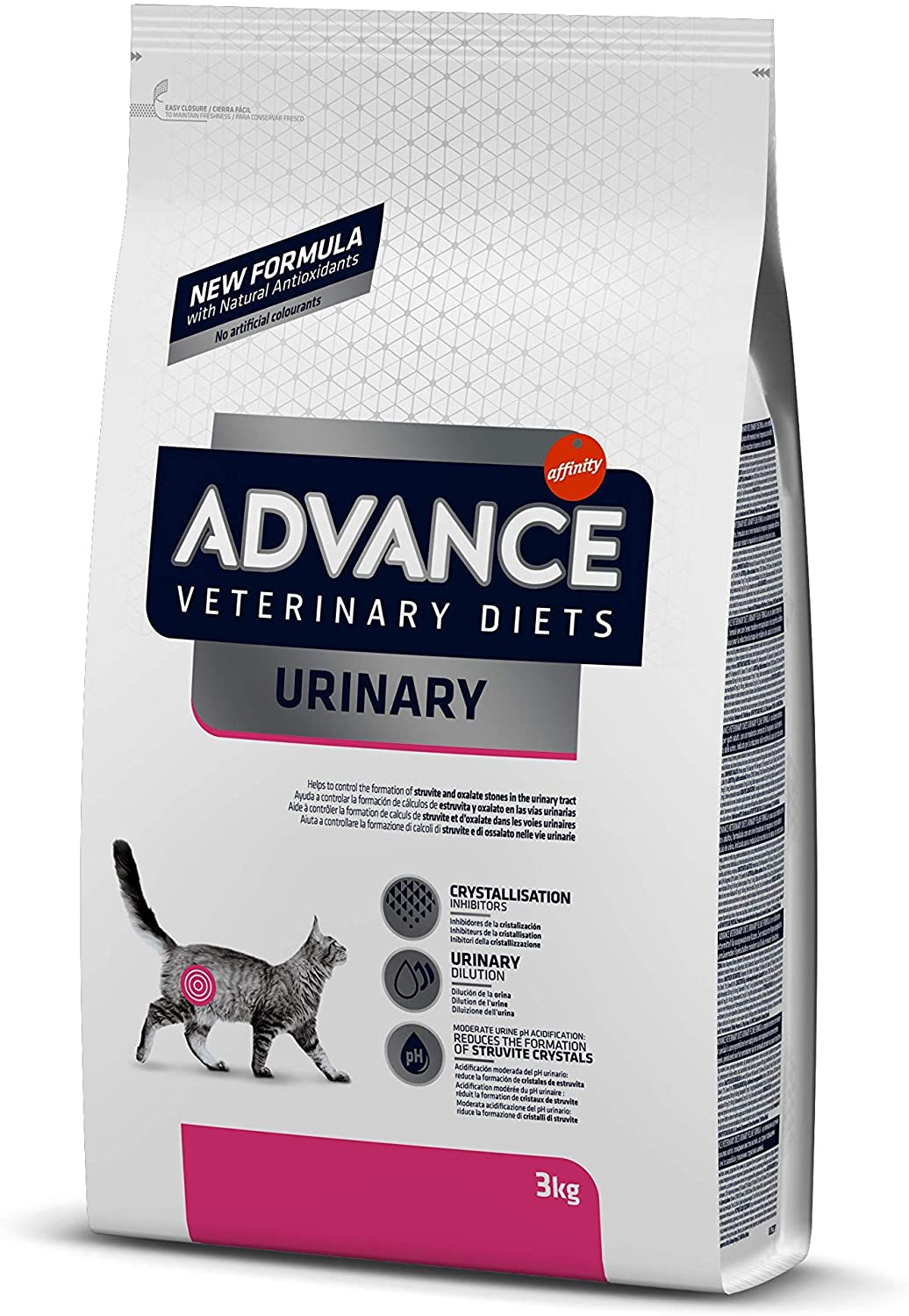  Advance Veterinary Diets Urinary - Pienso para Gatos, 3 kg 