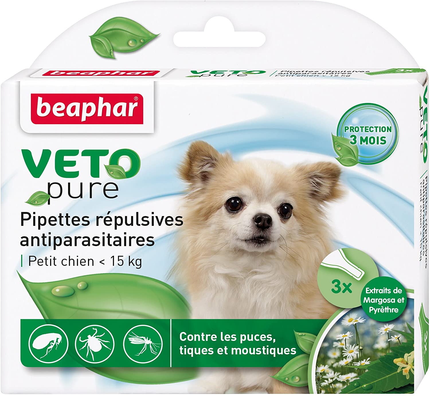  Beaphar pipetas repelentes, Perro Grande, 6 Unidades 