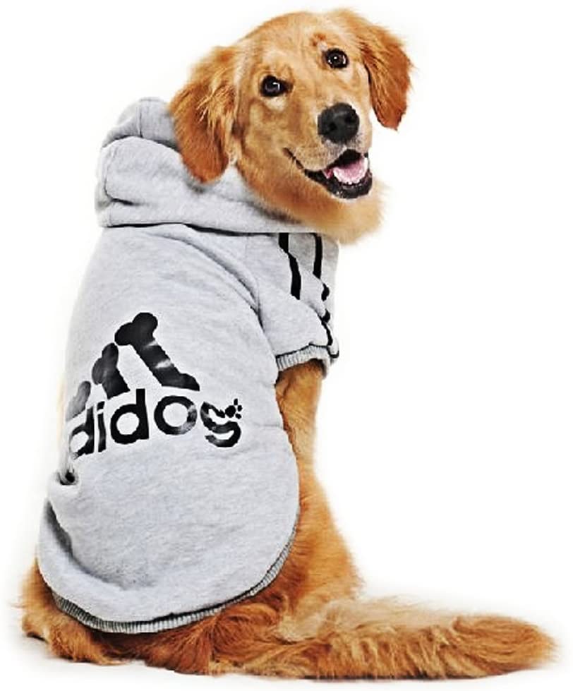  Eastlion Adidog grande perro abrigo de Sudaderas Ropa suéter mascotas Cachorro T Shirt 