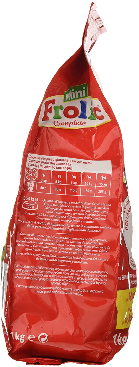  Frolic Pienso para Perros Pequeños Sabor Aves - 1000 gr 