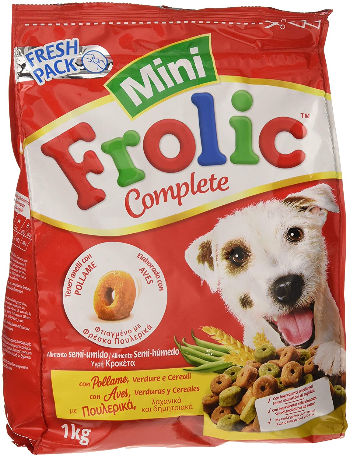  Frolic Pienso para Perros Pequeños Sabor Aves - 1000 gr 