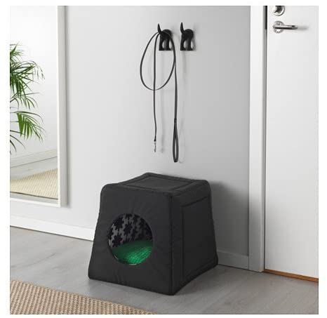  Ikea Lurvig - Cama para Gatos, Color Negro 