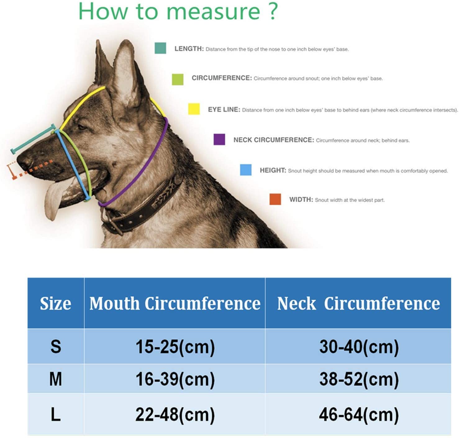  ILEPARK Correa de Adiestramiento el Collar para Perros de Bozal y Deja de Tirar, Ajustable, Herramienta de Entrenamiento(M,Azul) 