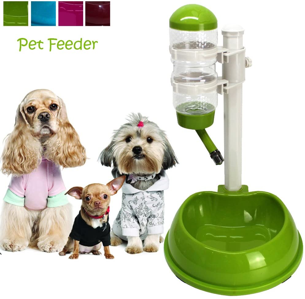  lzndeal Moda Creativo Gato Perro Bebedor Bowl Arriba y hacia Abajo Animales domésticos automático de Agua dispensador para los alimentadores de Mascotas Fuente de Agua Potable 