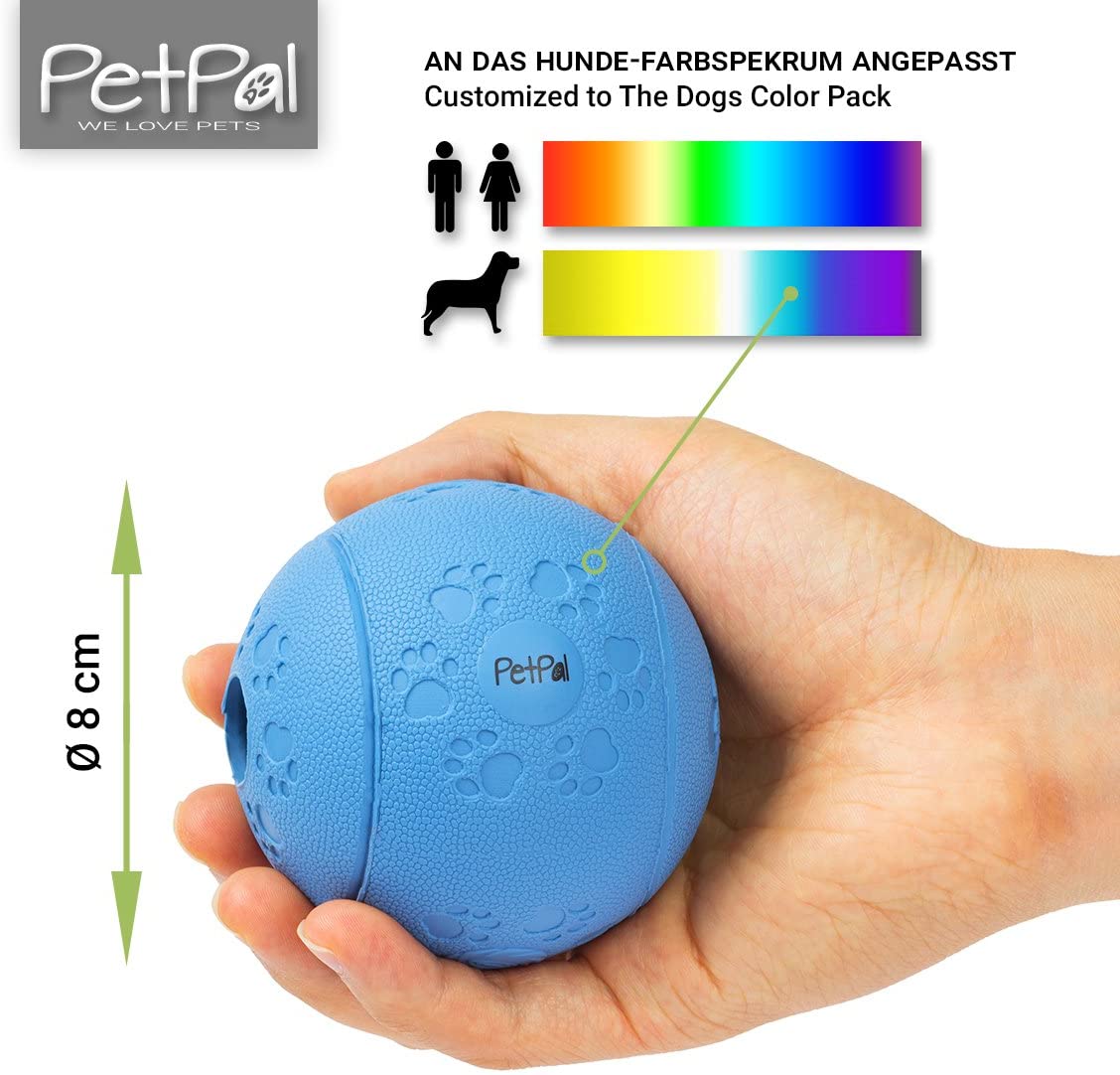  PetPäl Pelota de Caucho Natural para Perros 