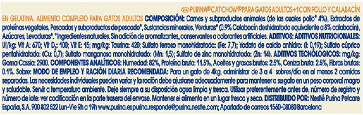  Purina Cat Chow Gato Húmedo - 85 gr 