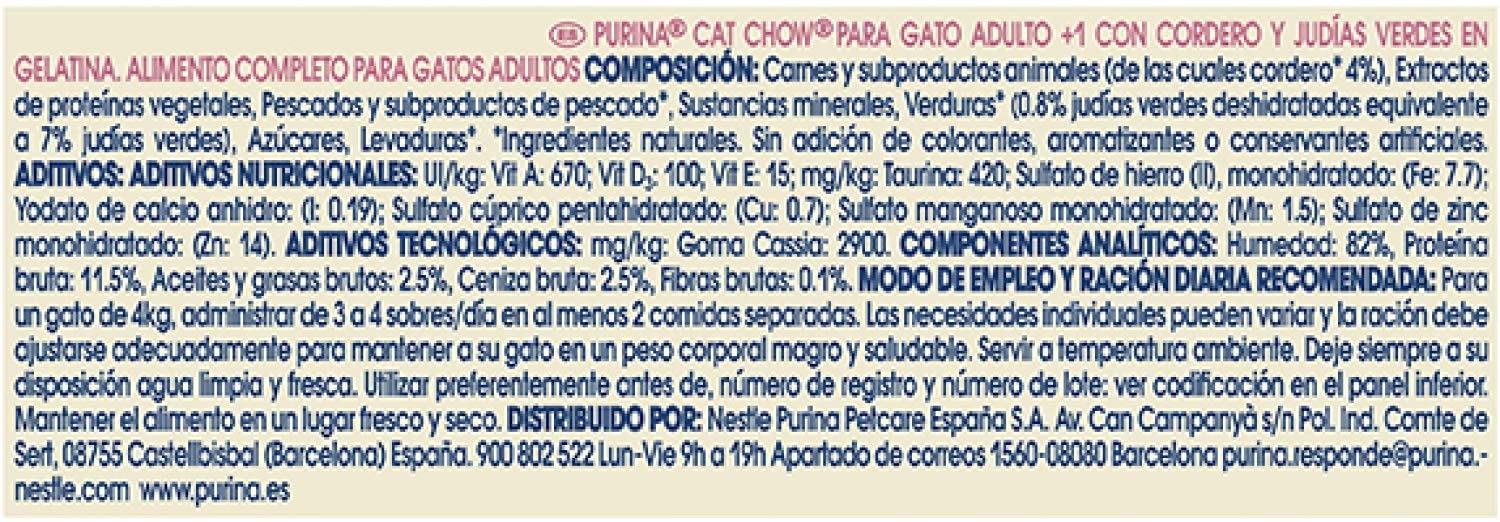  Purina Cat Chow Gato Húmedo - 85 gr 