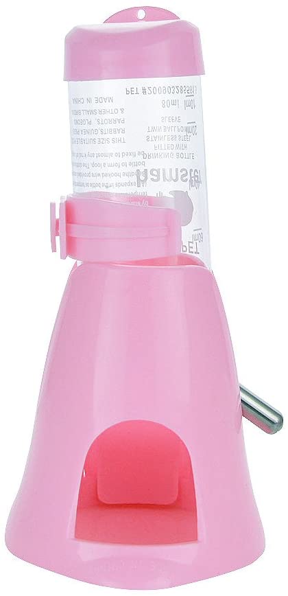  ShareWe Botella de Agua para Animales Dispensador Waterer Automático con Recipiente Tapa para Mascotas Gato Hamsters Ratas Cobayas Hurones Rabbits Conejos Animales pequeños 