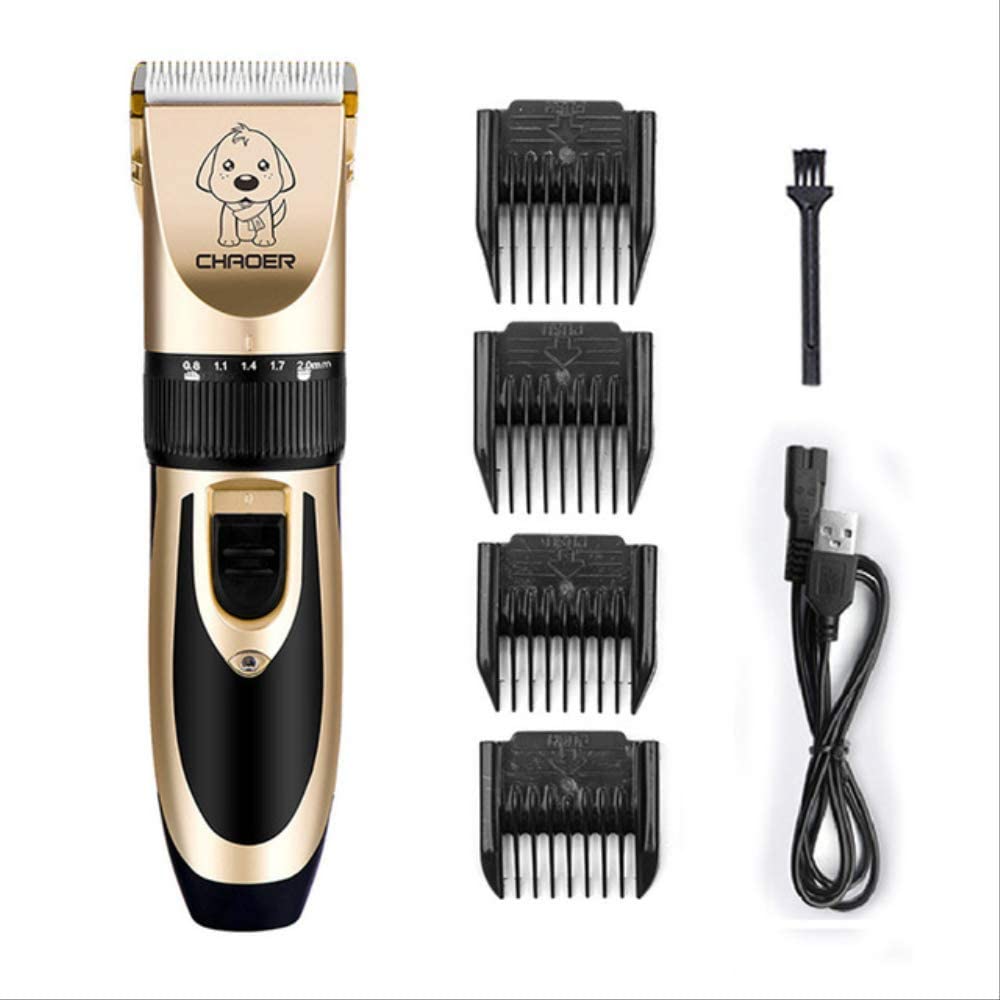  Tijeras Peluqueria Canina Clipper Hair Professional Trimmer Electrical Rechargeable Grooming Tool Low-noise Pet Haircut Shave Machine Set Cortapelos para mascotas 