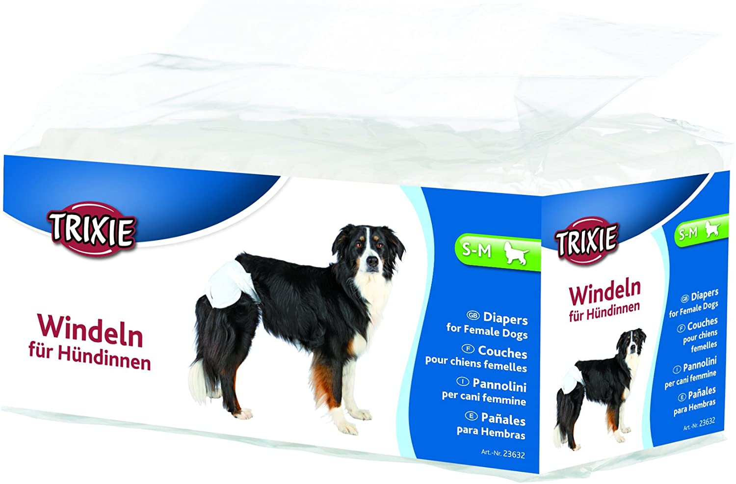  Trixie 12 Pañales Perros Ultra absorbentes, XS-S 