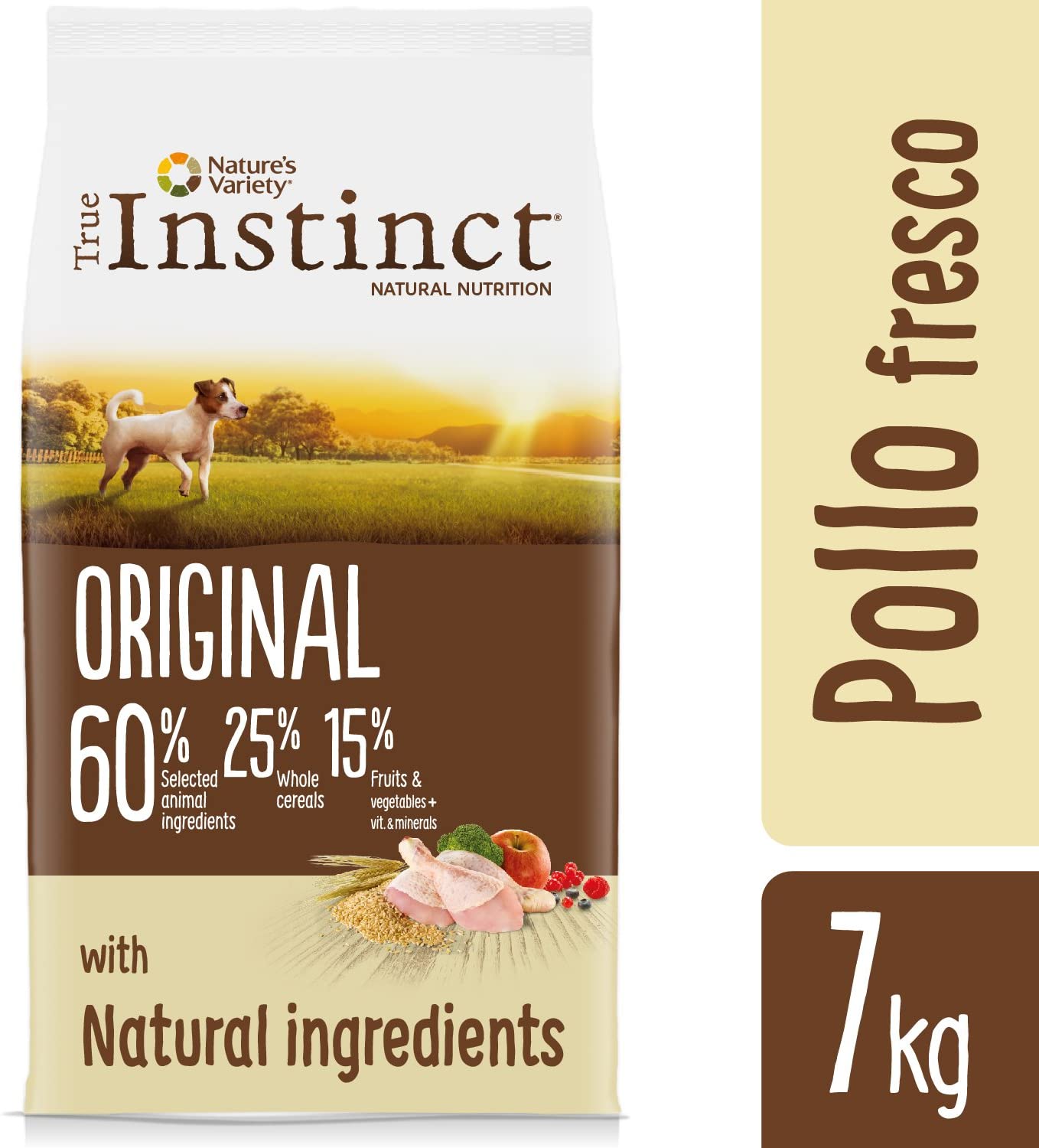  True Instinct Original Mini Pienso para Perro Aduto con Pollo - 7 kg 