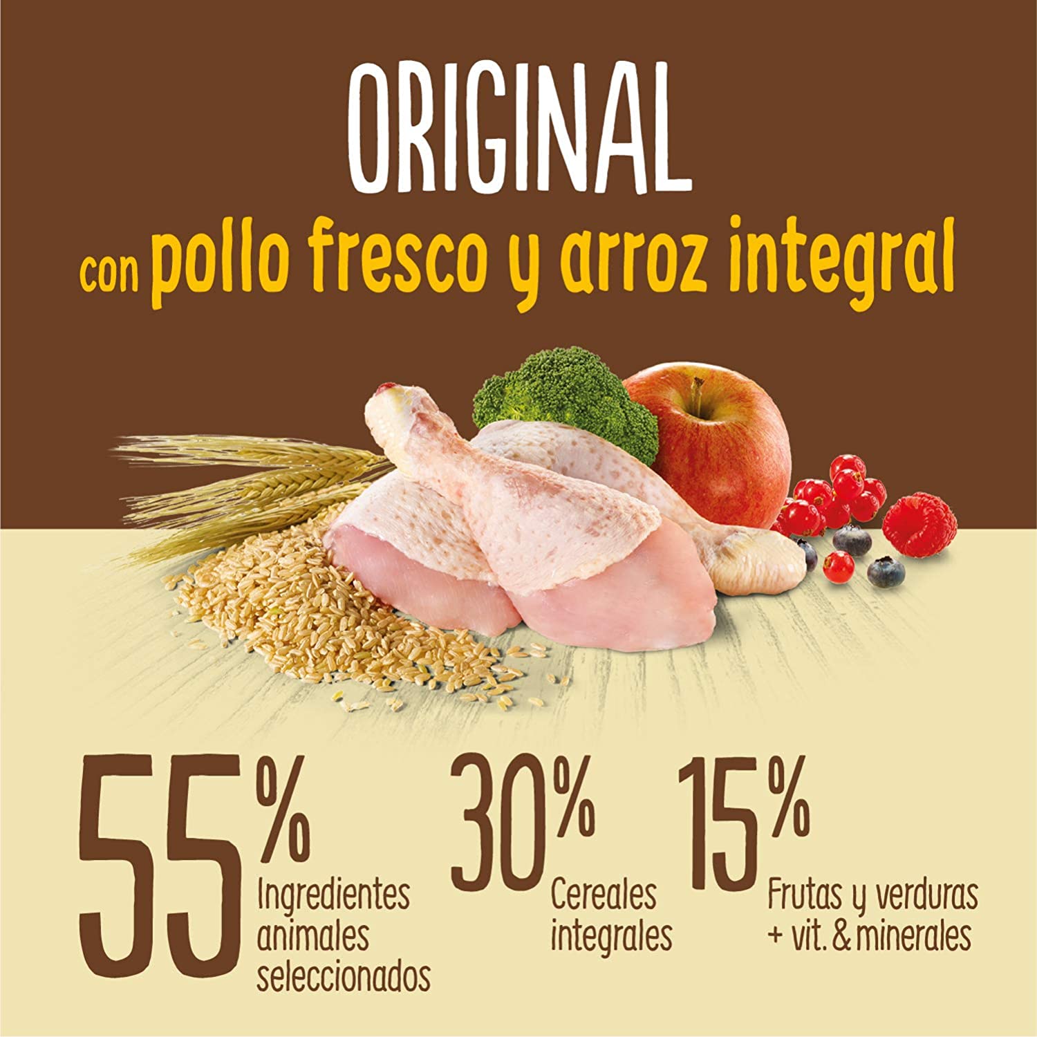  True Instinct Original Mini Pienso para Perro Aduto con Pollo - 7 kg 