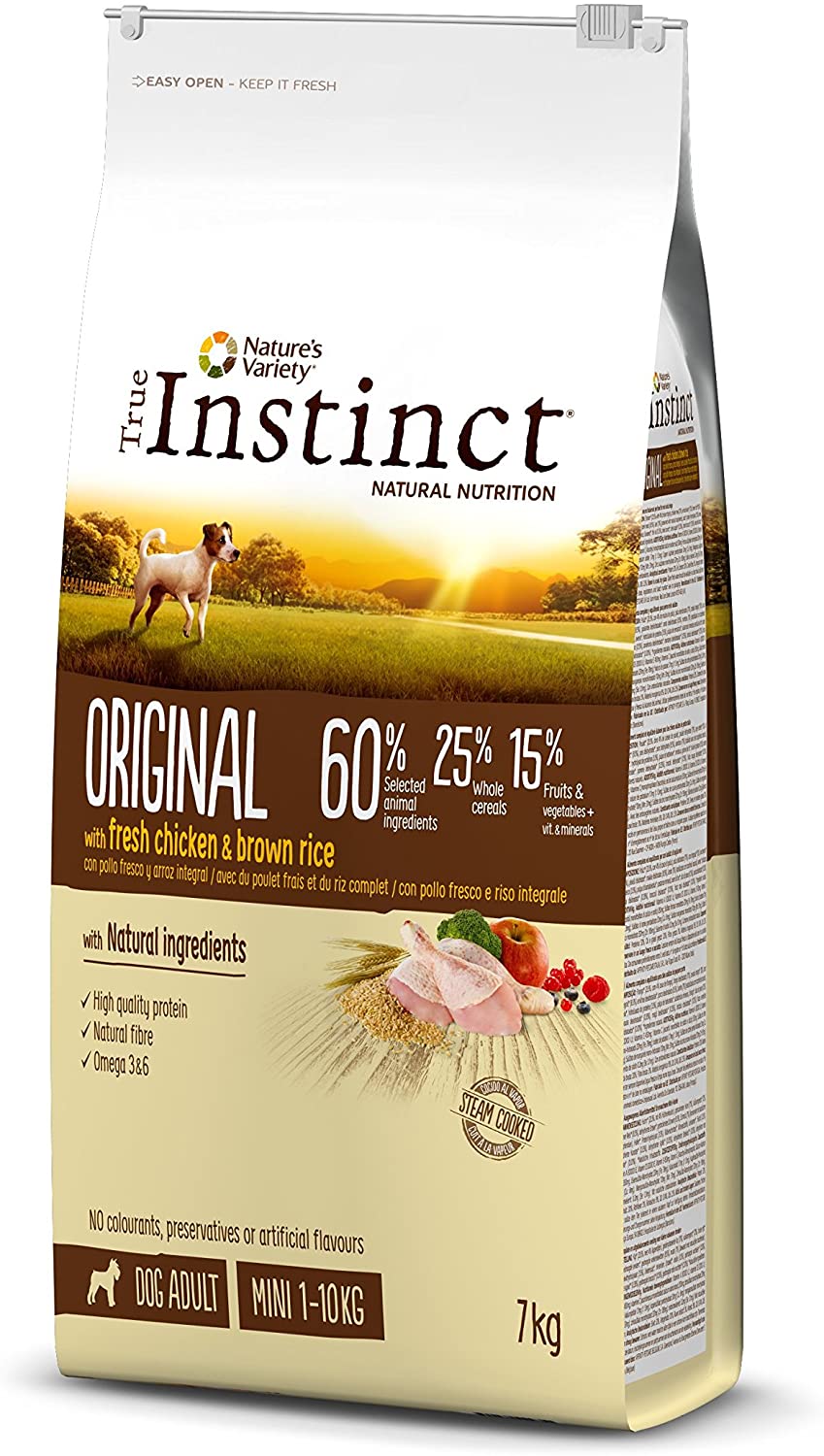  True Instinct Original Mini Pienso para Perro Aduto con Pollo - 7 kg 