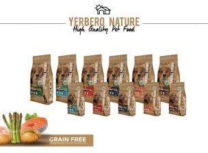  YERBERO Nature Grain Free de Cordero Comida para Perros SIN Cereales 12kg 