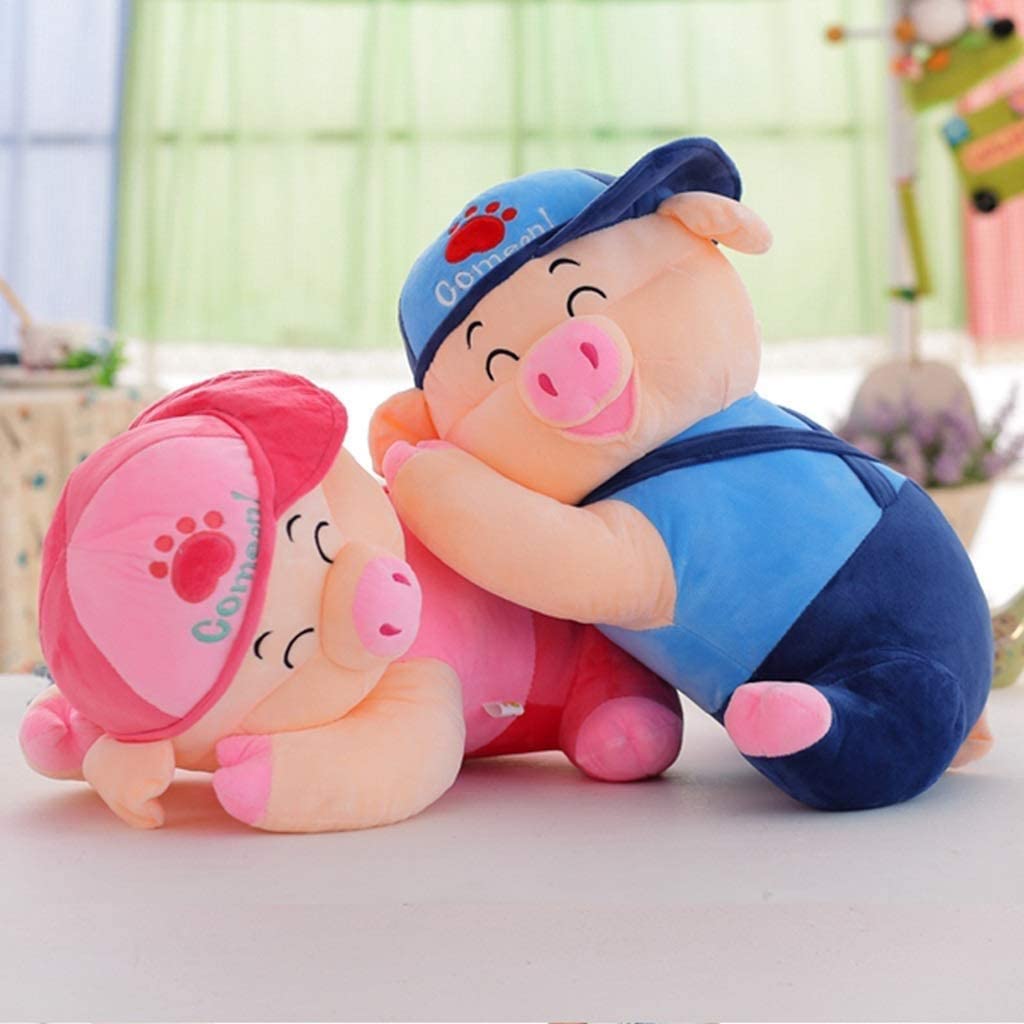  ZMDZA Cerdo muñeca de peluche mimoso suave Piggy juguete Granja Animal relleno Piggy divertido Almohada Cama Decoración infantil juego juguete niños del bebé de la muchacha de la abrazo de la almohadi 