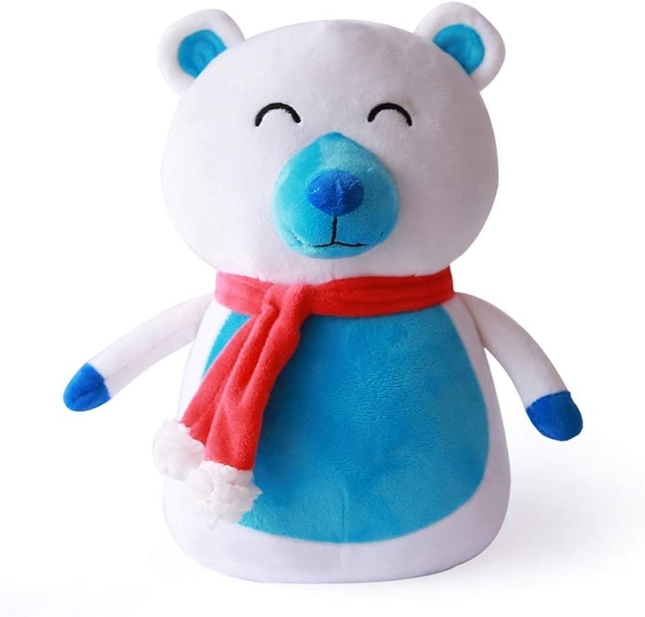  ZMDZA Juguete de Peluche, Oso de Peluche de la Felpa del Animal (Color: Blanco, Tamaño: Altura 43 cm) 