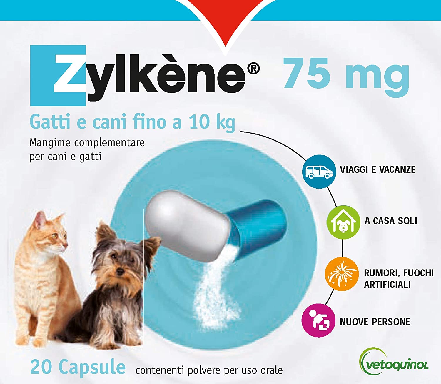  Zylkene 20Cps 75Mg Vet 