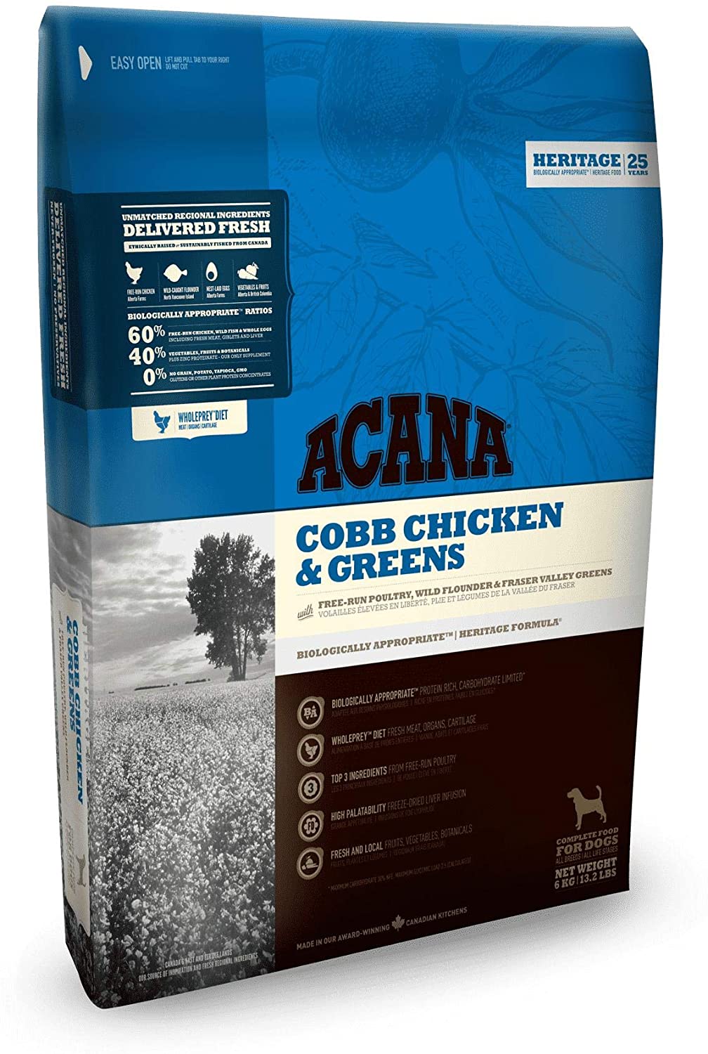  Acana Adult Dog - Comida para Perros - 11.4 kg 