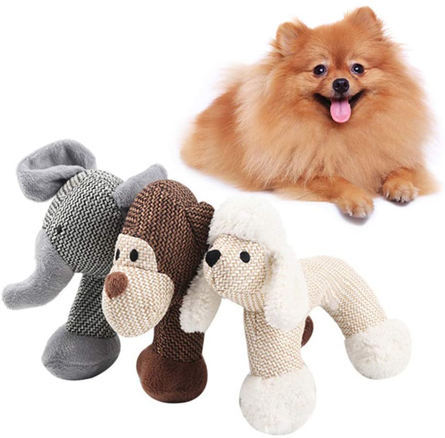  Accesorios para perro, elefante mono, forma de oveja de felpa, morder los dientes, limpieza de perros, juguete para mascotas – Oveja elefante 