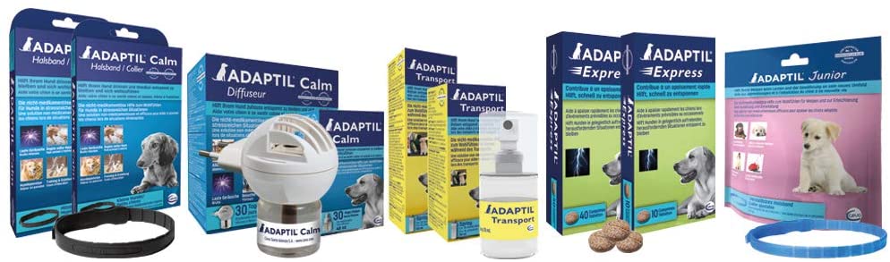  Adaptil Collar, D.A.P (feromonas de apelación para Perros) para Perros medianos y Grandes – 24.5 Pulgadas 