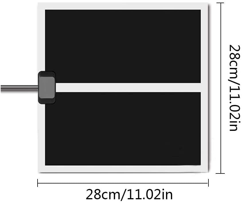  Almohadilla calefactora para Reptiles, Estera calefactora para Mascotas con Control de Temperatura, Manta antiácaros para el Cuidado del rascado de la orina, Película calefactora de Pet 