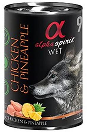  Alpha Spirit Canine Adult Pollo Piña Lata 400Gr 400 g 