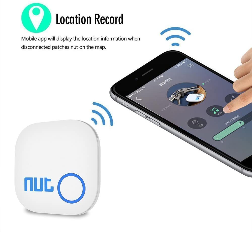  Anki HappiGo Smart Tag - Localizador de rastreador con Bluetooth antipérdida, localizador GPS para iOS/iPhone/iPod/iPad/Android 