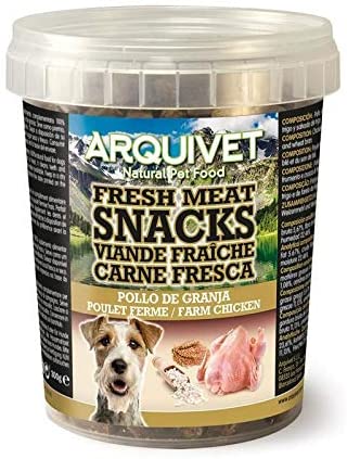  Arquivet Snacks carne fresca pollo de granja 300g 