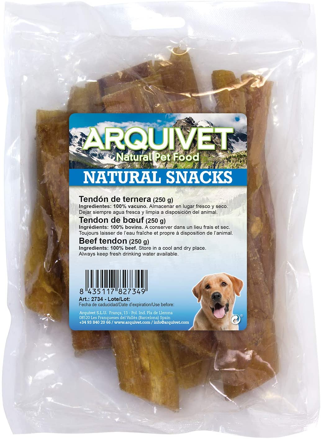  Arquivet Tendón de Ternera 250 grs - 250 gr 