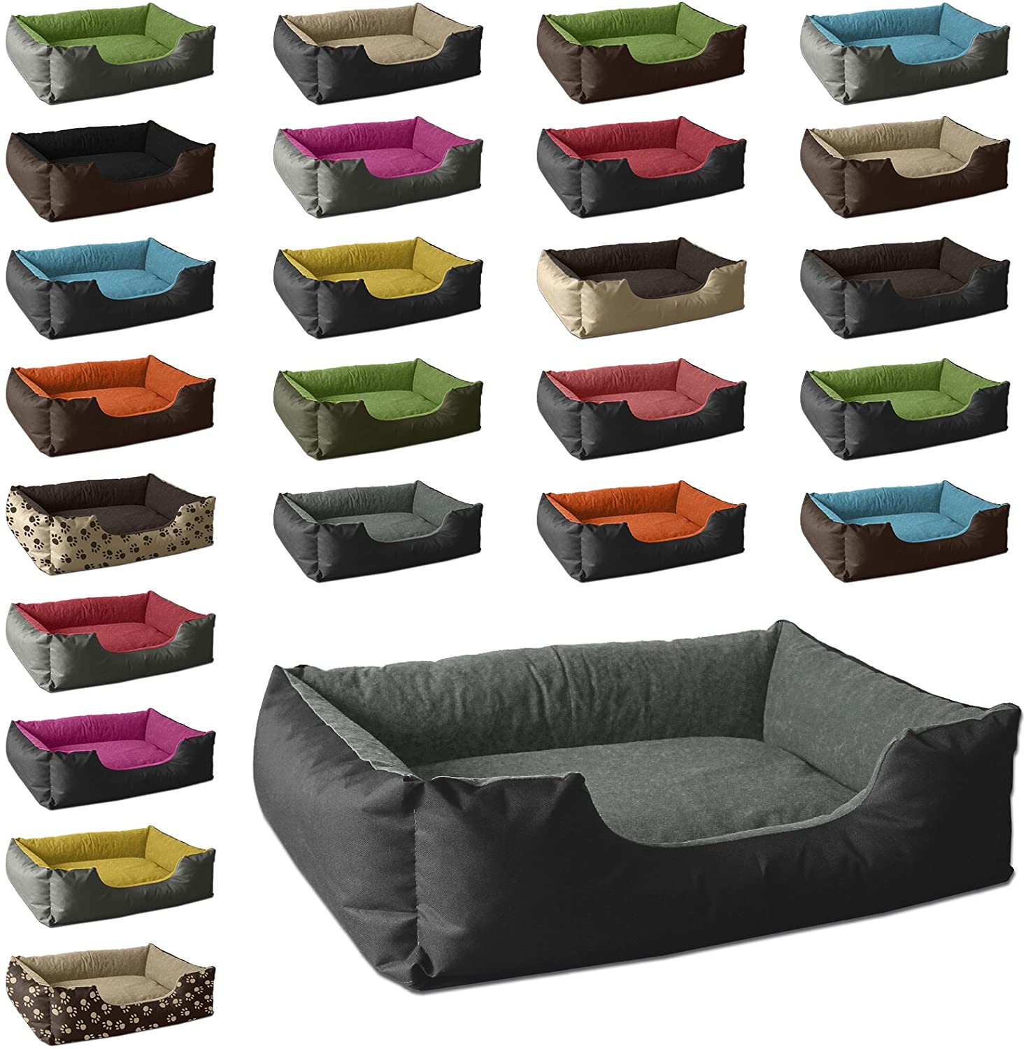  BedDog® LUPI colchón para Perro S hasta XXXL, 24 Colores, Cama para Perro, sofá para Perro, Cesta para Perro 