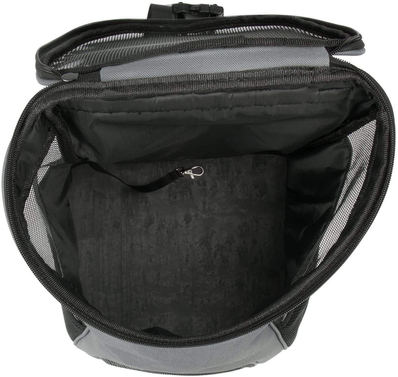  BIGWING Style-Mochila de Mascota Viajar con Perro Salir con Abertura Gris 32x28x44CM 