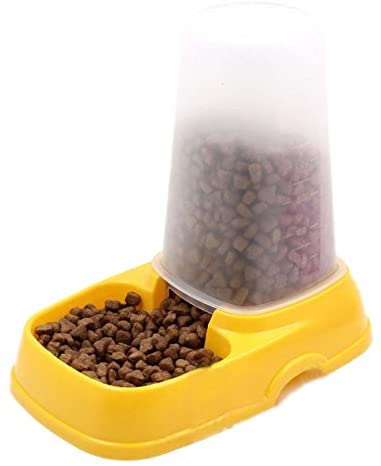  Bolange Pet Automatic Alimentador de Mascotas Libro Food Drinker Feeder para Perros y Gatos (Color al Azar) 