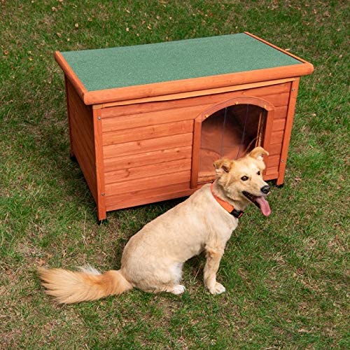  Caseta para Perros Woody con Puerta M: 104 x 66 x 70 cm (An x P x Al) 