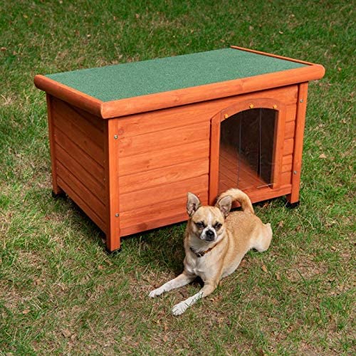  Caseta para Perros Woody con Puerta S: 85 x 57 x 58 cm (An x P x Al) 