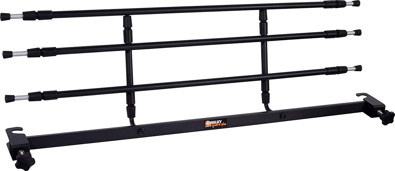  dobar 62201 Walky Guard – Rejilla de Separación para el Maletero, sólida en Cada Auto Ajustable Perros Rejilla, 29 – 45 x 85 – 152 cm, Color Negro 