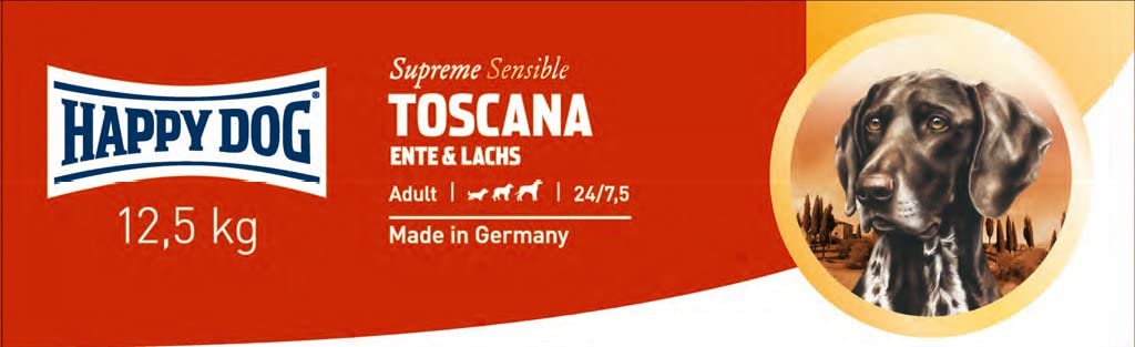  Happy Dog Supreme Toscana Comida para Perros - 12500 gr 