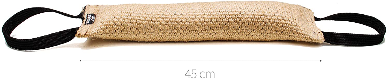  Julius-K9 18145 Tug Jute 45 cm x 7 cm - 2 Handles, Un tamaño 