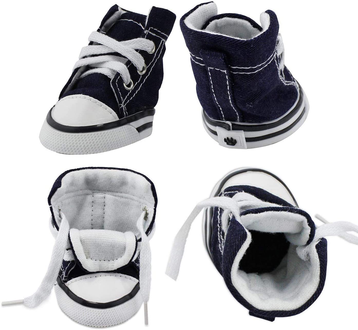  KEESIN Zapatos de Lona Antideslizantes para Perros Cachorros, Protectores de Piernas para Perros, Zapatos Casuales al Aire Libre para Perros #3 