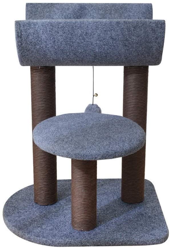  Lcxliga Resistente al Desgaste de la Columna de sisal, Pet Shop Artículos for Mascotas Cat House Pequeño una Sola Pieza Columpio Gato Junta Cat Scratch 