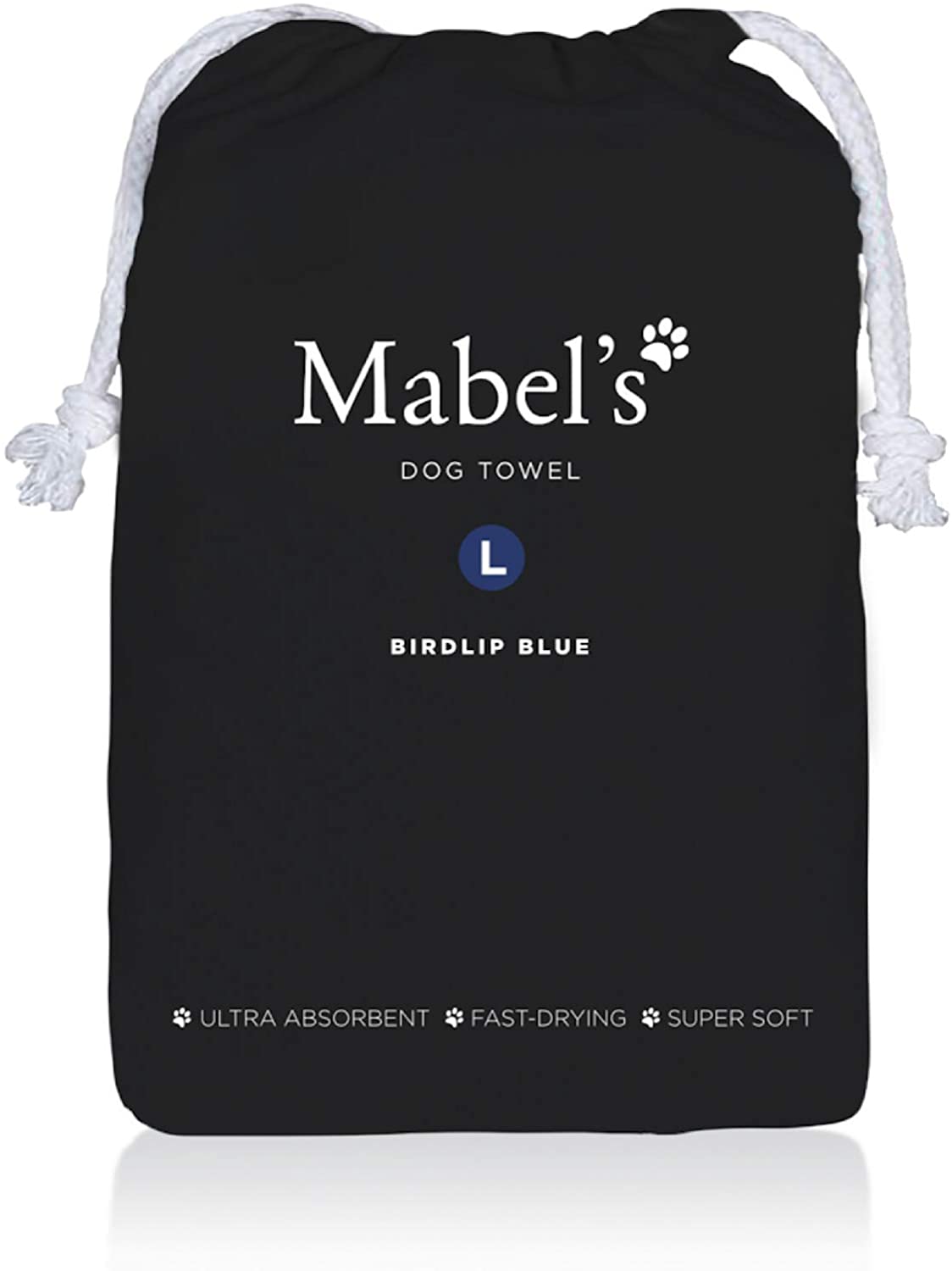  Mabel's® Toalla de Perro - Toallas de Baño Super Suave y Absorbente para Perros y Mascotas. De Gran Tamaño, Secado Rápido y Duradero. Hecho con Amor. (Azul) 