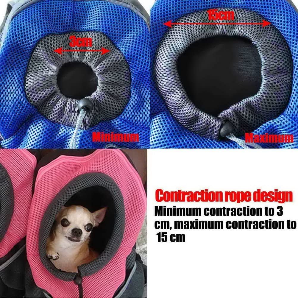  Mochila Bolsa Bolso Hombro para Llevar Mascotas Gatos y Perros a Salir y Viajar con Abertura (Rose Red M) 