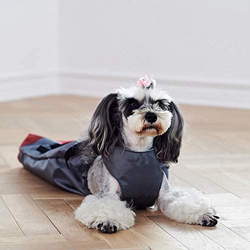  Nrpfell Bolsa Protectora para Mascotas Bolsa de Arrastre Pierna Trasera Pierna Discapacitada Ropa para Perros Mascota Bolsa de Remolque Bolsa para Perros de AbrasióN de ProteccióN S 