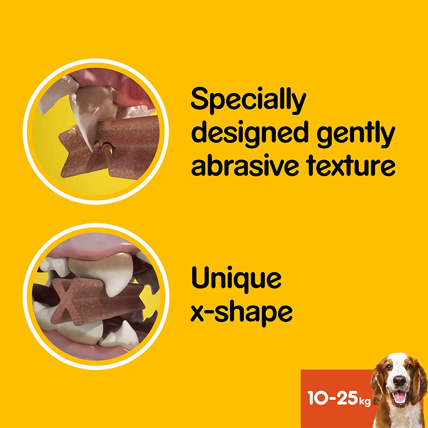  PEDIGREE DentaStix Daily Oral Care - Aperitivo para Cuidado de Dientes para Perros Que Ayuda a Reducir la formación de Placa y sarro (1 Paquete de 112 DentaStix) 