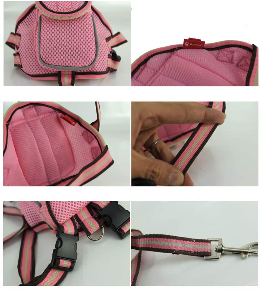  PETSUPPLY Mochila para Perros Mochila Ajustable para Silla De Montar Bolsa para Perros Al Aire Libre Correa para Mascotas Remolque Perros Pequeños Y Medianos Paseos 