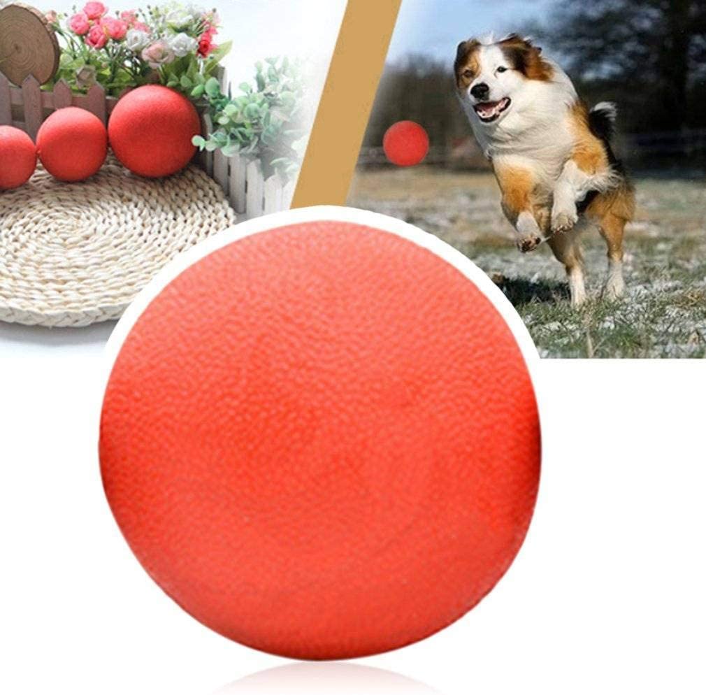  QYLK Juguetes para Perros, Juguetes para Perros Interactivos TamañO PortáTil Goma Duradera BalóN de Entrenamiento Seguro Y No TóXico, Una Variedad de TamañOs para Todos Los Tipos 