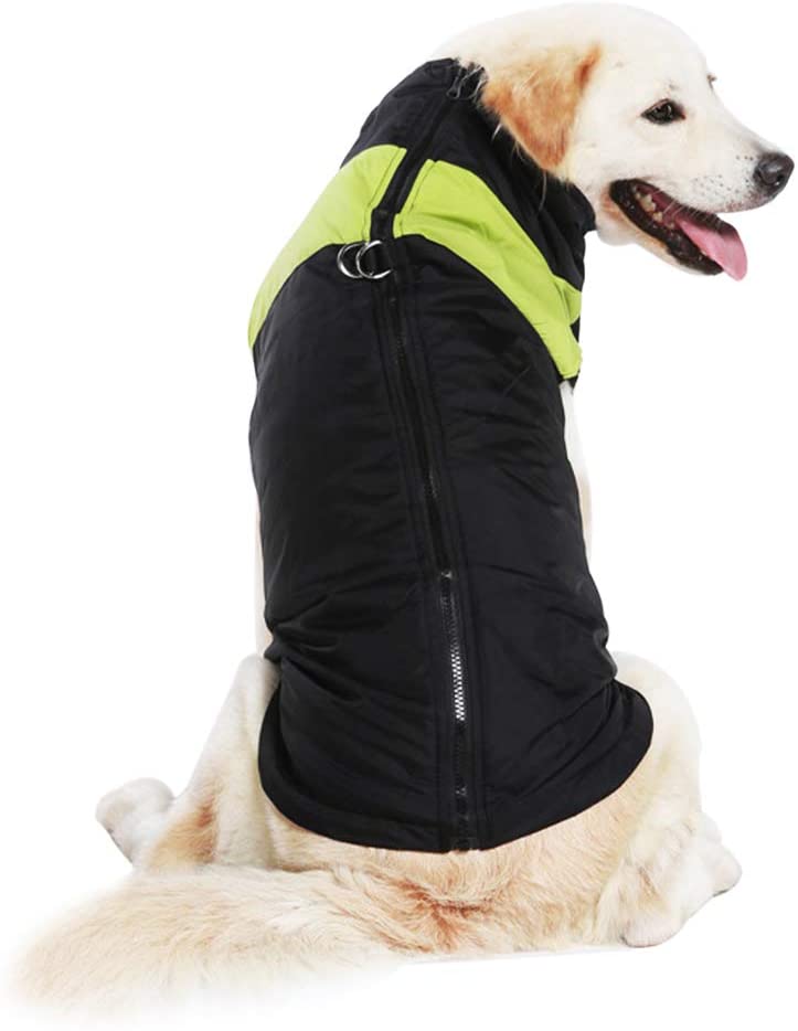  SALOVES Ropa para Mascotas Perros Invierno Chaleco Caliente Abrigo Chaqueta Traje para Mascotas Gato Perro Cachorro Ropa Algodón Suave Aprueba de Agua Navidad Talla 3XL-7XL 