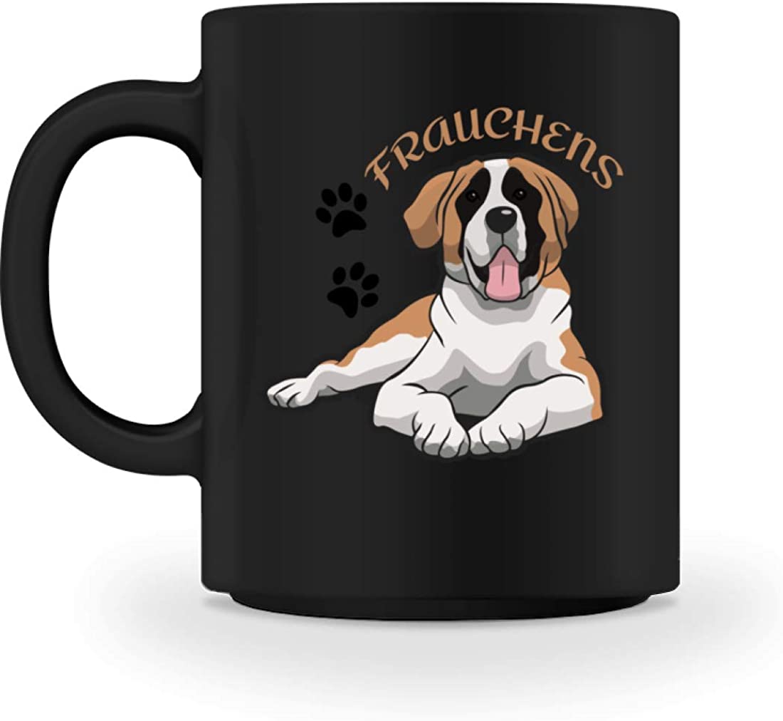  SPIRITSHIRTSHOP Frauchens Liebling Hund - Taza con diseño de perro 